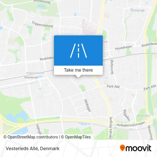 Vesterleds Allé map
