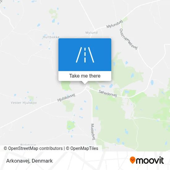 Arkonavej map