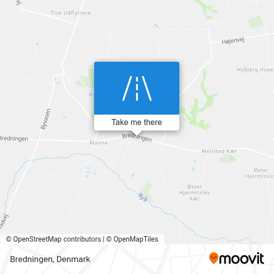 Bredningen map