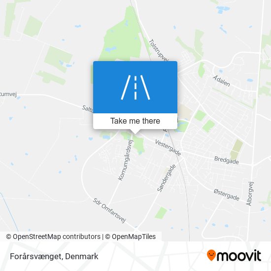 Forårsvænget map