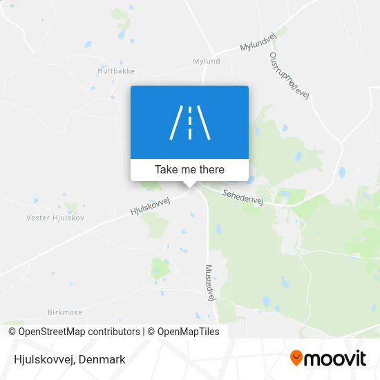 Hjulskovvej map
