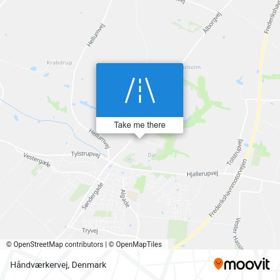 Håndværkervej map