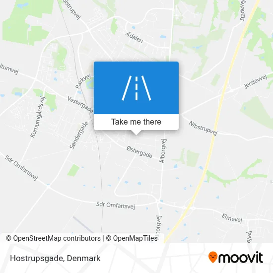 Hostrupsgade map