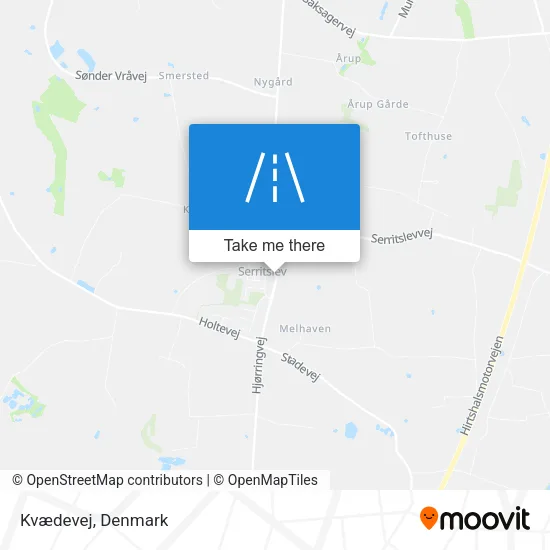 Kvædevej map