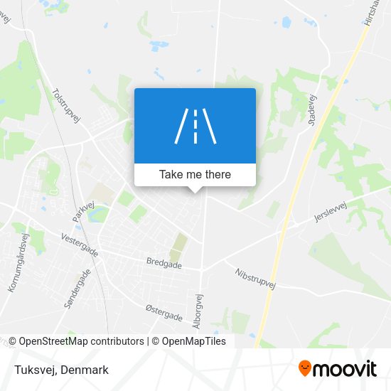 Tuksvej map