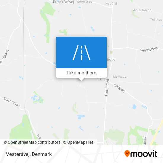 Vesteråvej map