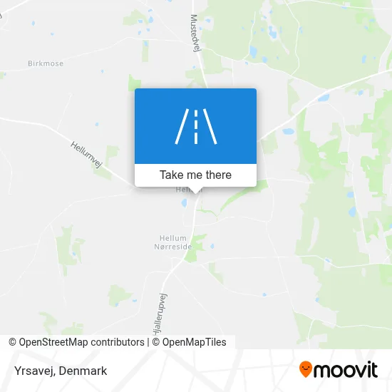 Yrsavej map