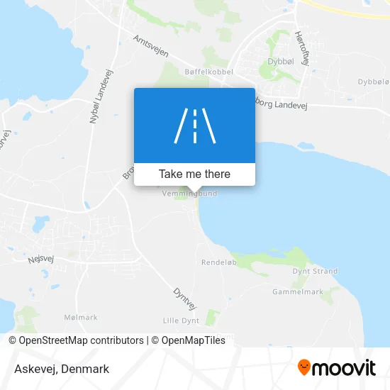 Askevej map