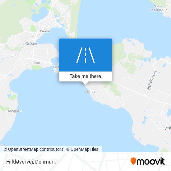 Firkløvervej map