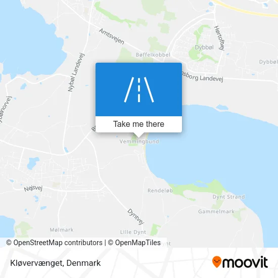 Kløvervænget map