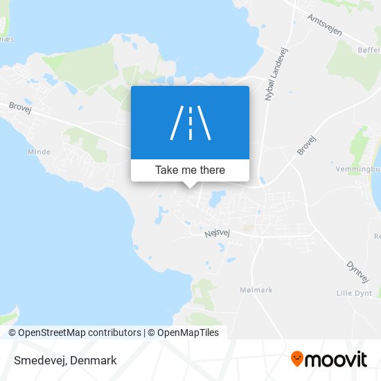 Smedevej map