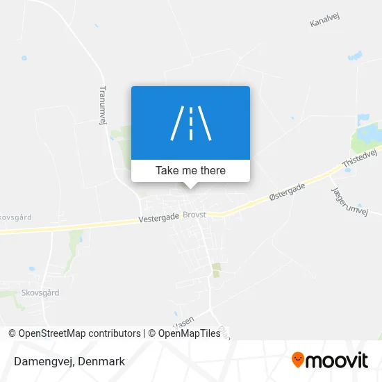 Damengvej map