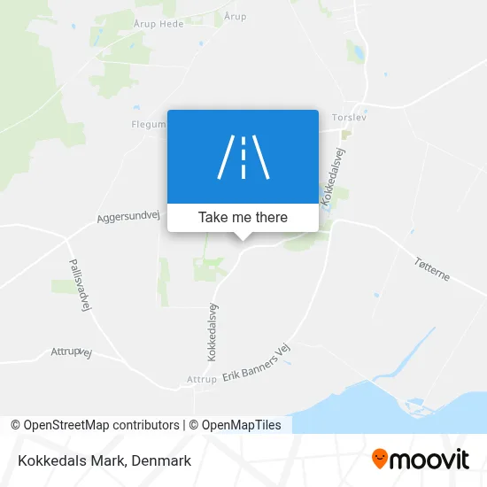 Kokkedals Mark map