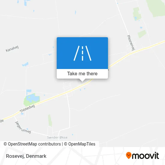 Rosevej map