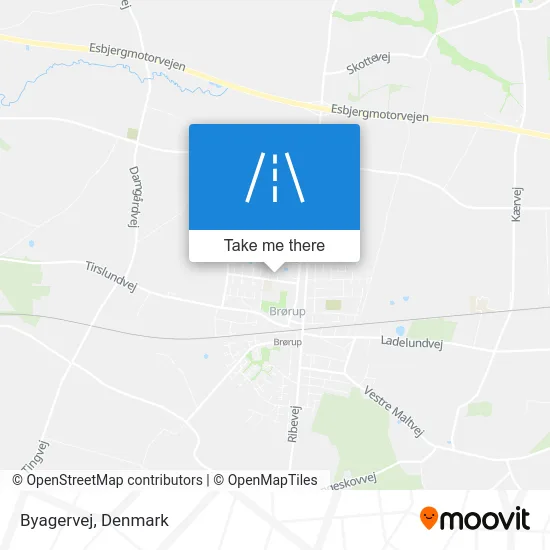 Byagervej map