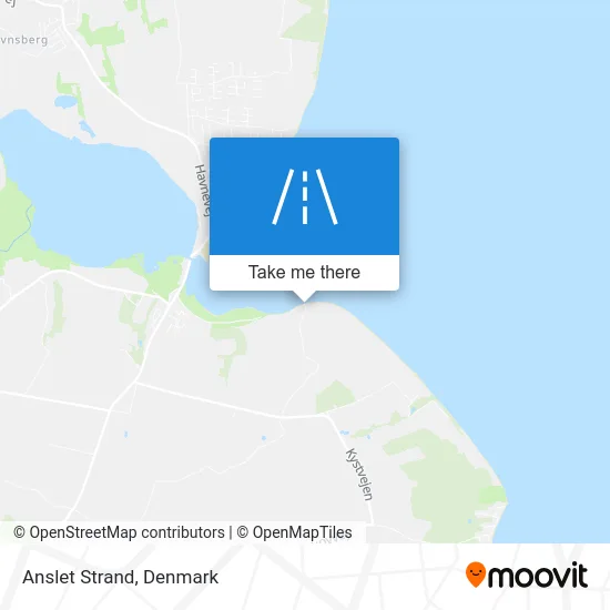 Anslet Strand map