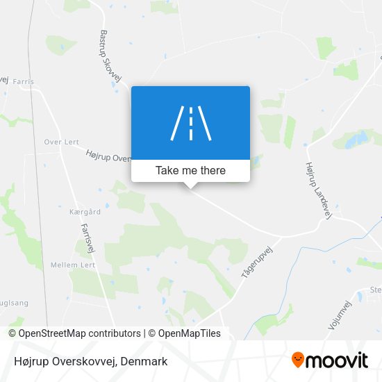 Højrup Overskovvej map