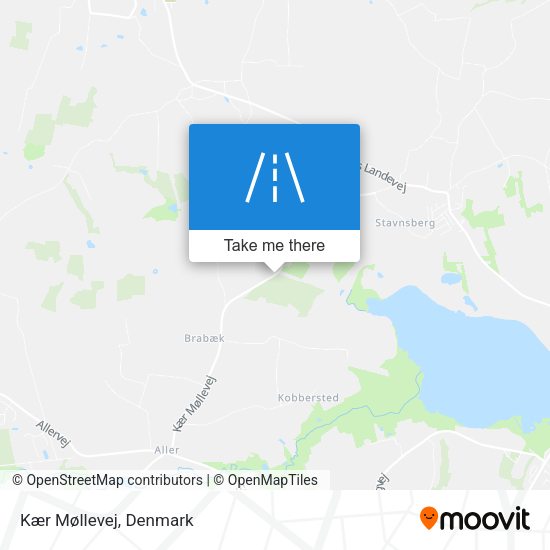 Kær Møllevej map