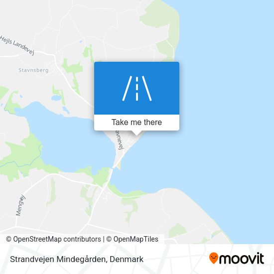 Strandvejen Mindegården map