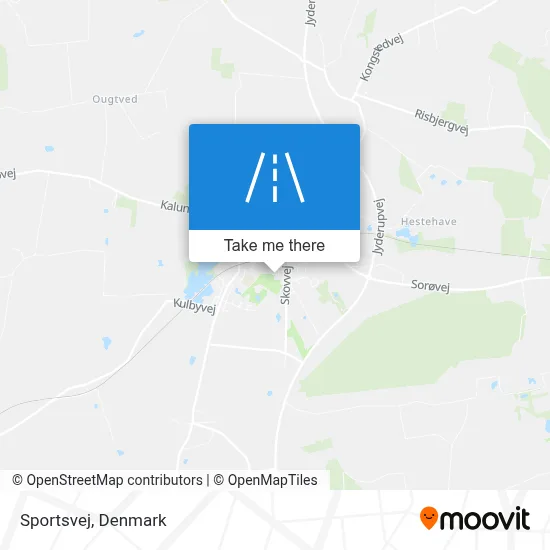Sportsvej map