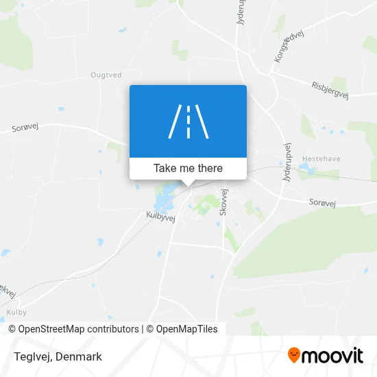 Teglvej map