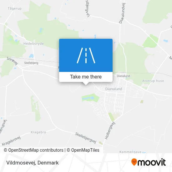 Vildmosevej map