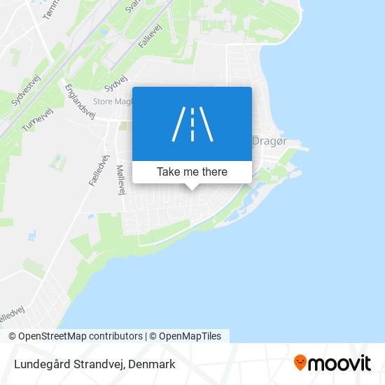 Lundegård Strandvej map