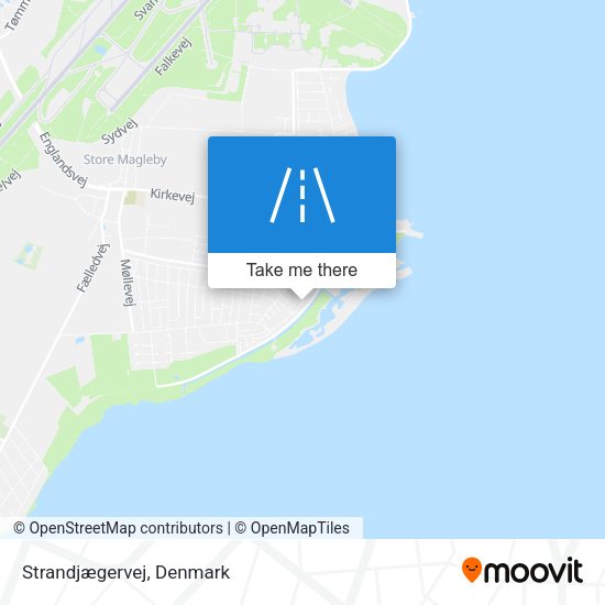 Strandjægervej map