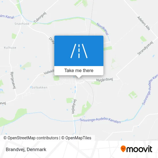 Brandvej map