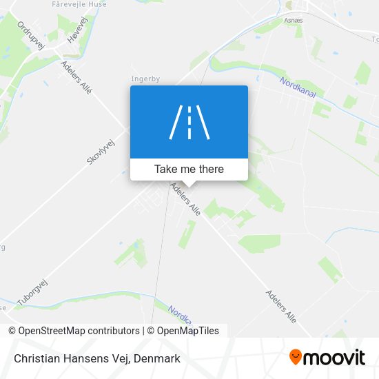 Christian Hansens Vej map