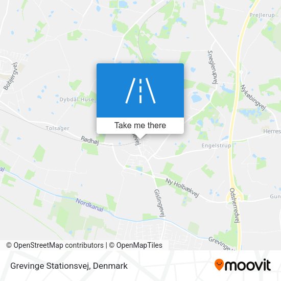 Grevinge Stationsvej map