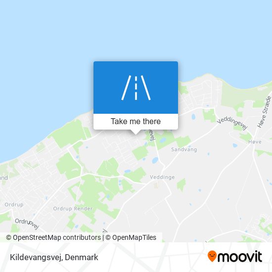 Kildevangsvej map