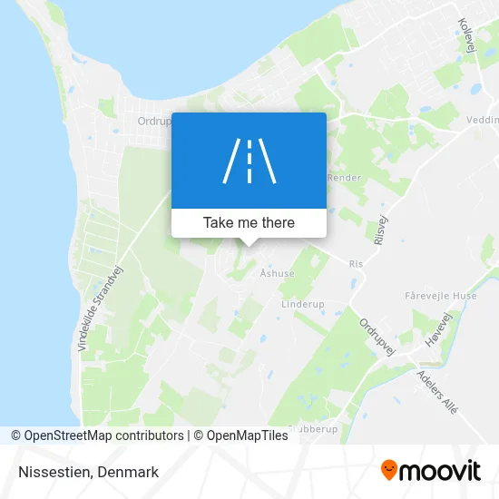 Nissestien map