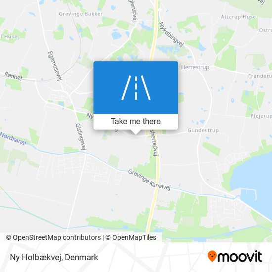 Ny Holbækvej map