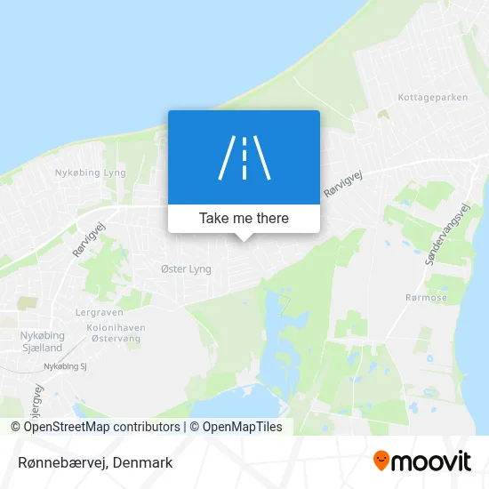 Rønnebærvej map