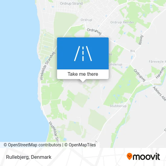 Rullebjerg map