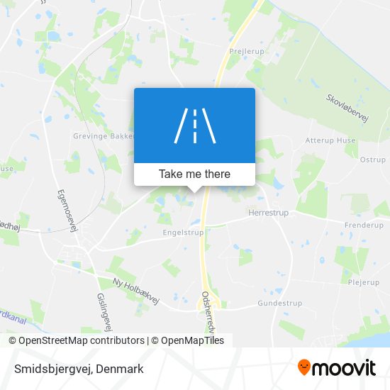 Smidsbjergvej map