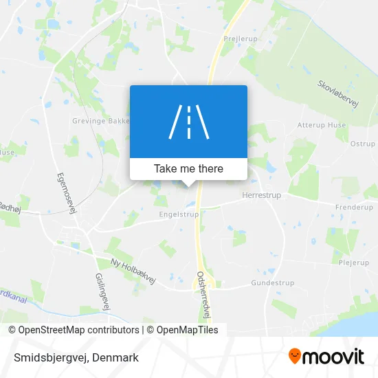 Smidsbjergvej map
