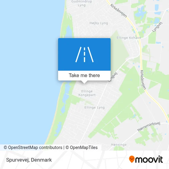 Spurvevej map