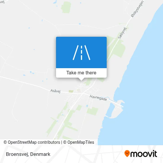 Broensvej map