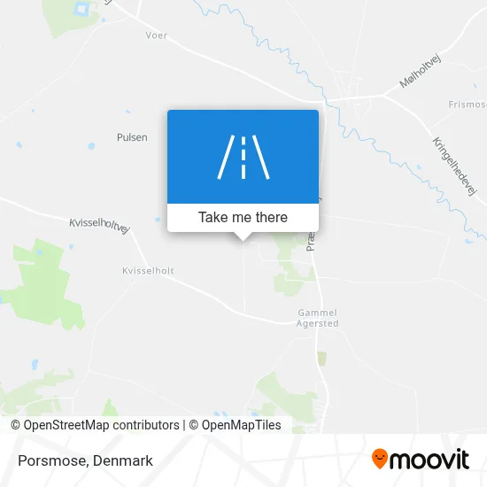 Porsmose map