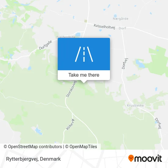 Rytterbjergvej map