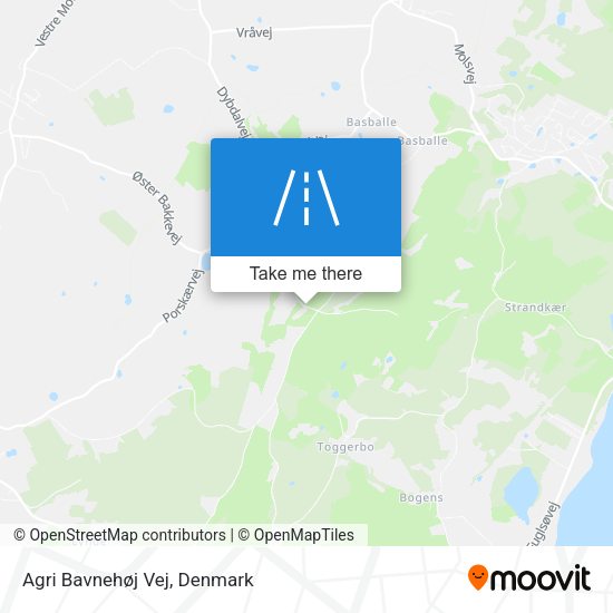 Agri Bavnehøj Vej map