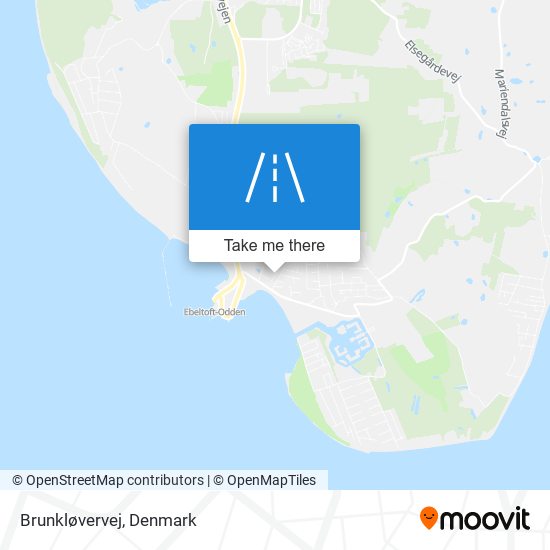 Brunkløvervej map