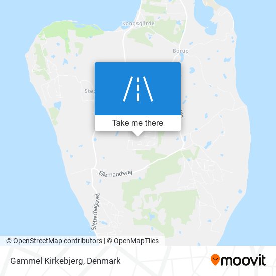 Gammel Kirkebjerg map