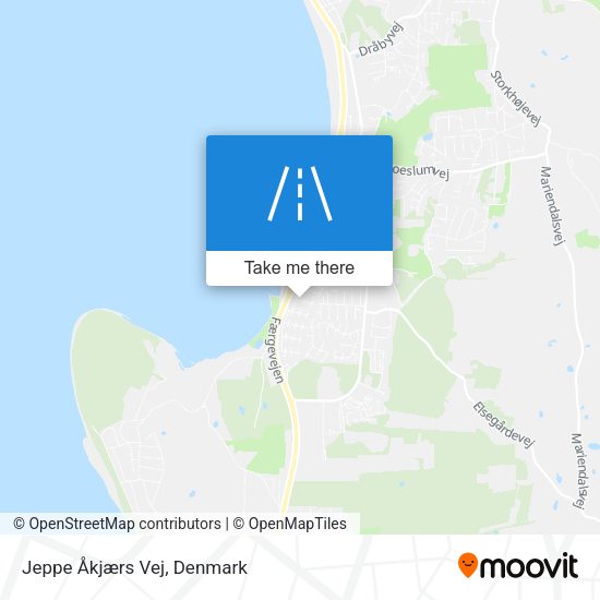 Jeppe Åkjærs Vej map