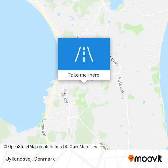 Jyllandsvej map