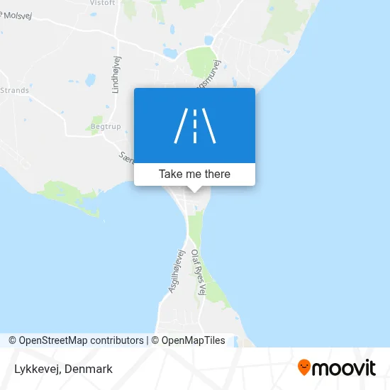 Lykkevej map