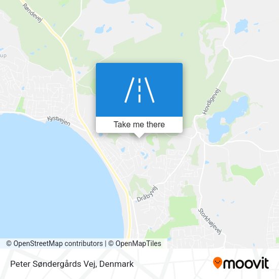 Peter Søndergårds Vej map