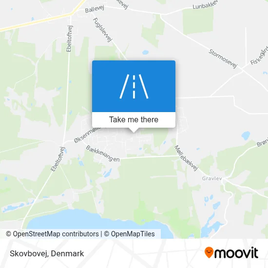 Skovbovej map